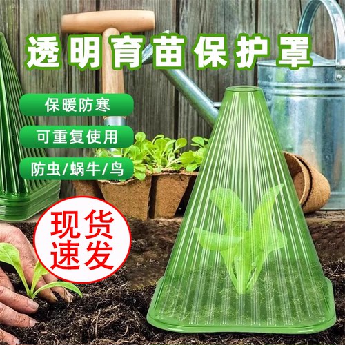 育苗加厚透明钟罩防霜防鸟