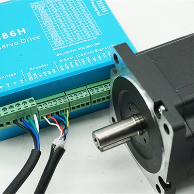 86步进闭环电机套装5n.m配860 865闭环驱动高速步进电机套装现货