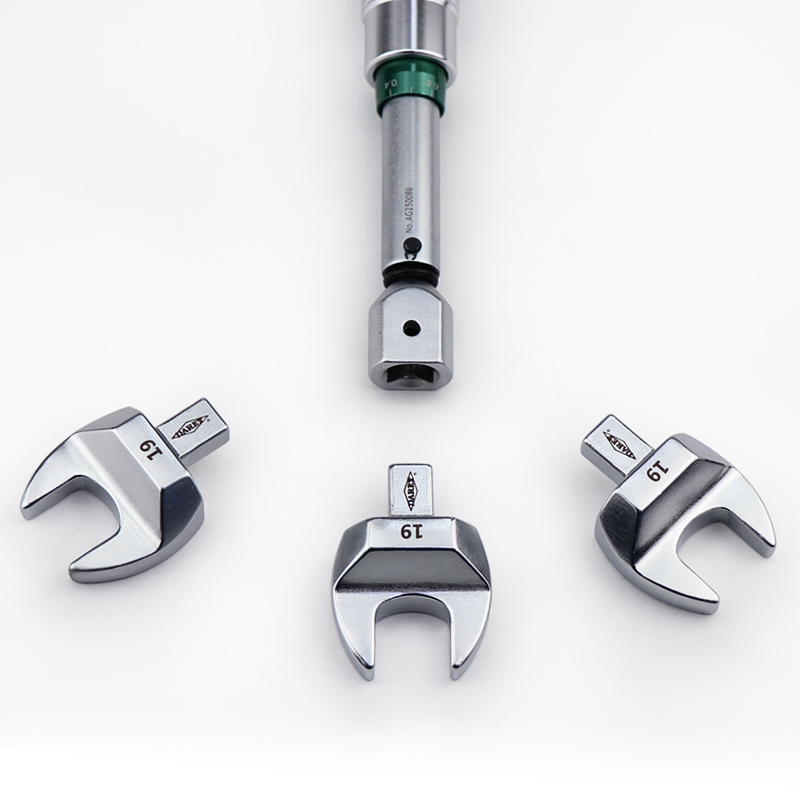 DAREX台湾进口预置式可换头方头扭力扳手配件912mm开口头插件