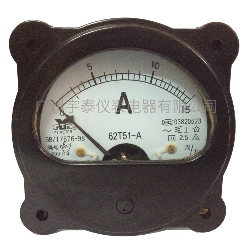 62T51电流表62T2电压表62wC5频率表HZ 450v 交流直流船用仪表宇泰