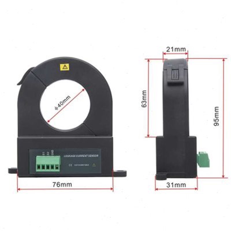 .铱泰040K开合式高精度漏电流传感器交流电流传感器霍感尔传器