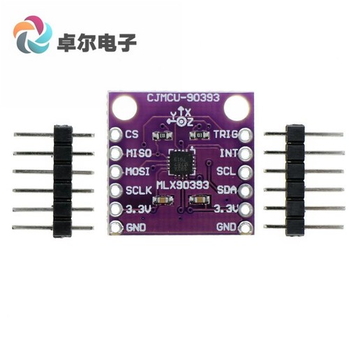 CJMCU-90393 MLX90393 数字 三维 霍尔传感器 位移角度旋转3D位置