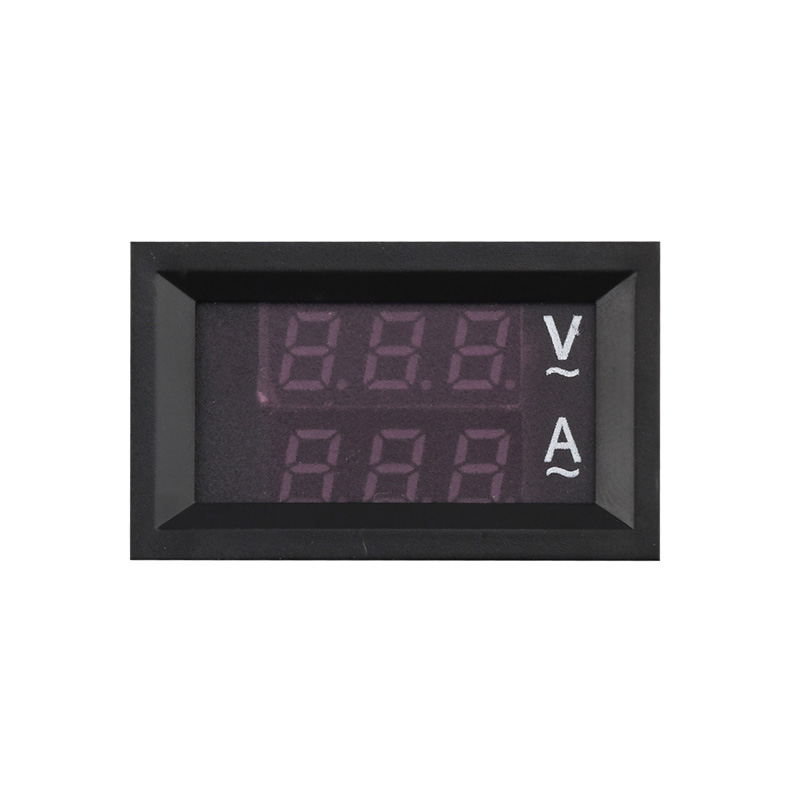 AC60-500V 10A/50A/100A交流电压电流表红蓝数显双显220V三相380V