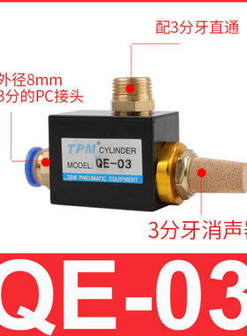 快速排气阀QE-01,02,03,04索诺天工QV-08/10/15/20/25