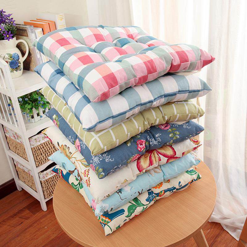 原棉老粗布椅子垫子办公室学生板凳电脑坐垫餐桌坐椅垫加厚