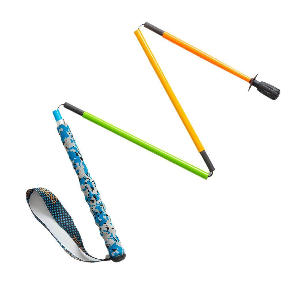 厂家直供超轻高模量碳纤维五节折叠登山越野手杖