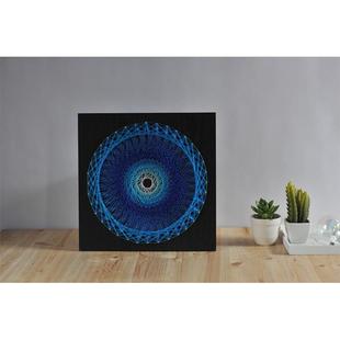 鸟巢几何圆绕线画钉子画纱线画DIY材料包亲子团建活动