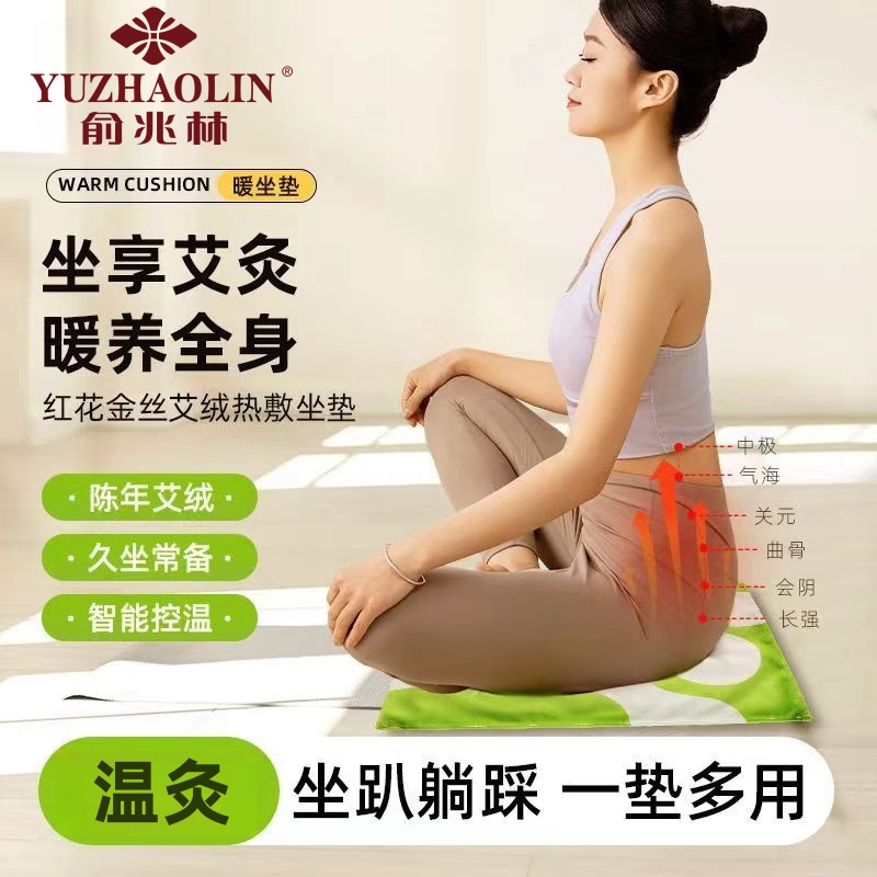 俞兆林艾草垫热敷艾叶毯蒲团电热