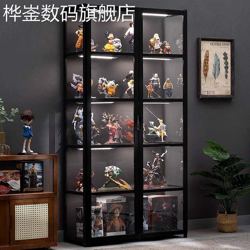 麦比梵手办展示柜亚克力展示架陈列柜子非玻璃模型玩具置物烟柜货架家