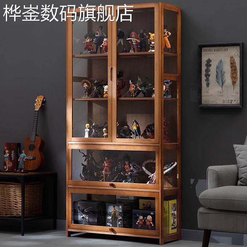 桦崟模型展示柜乐高压克力展示架陈列柜子非玻璃产品模型玩具烟柜货架摆件垫垫床笠拉车