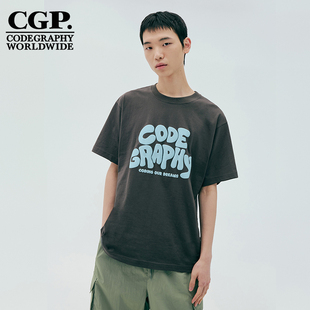 CBEUUTS001 T恤男女同款 CODEGRAPHY夏季 字母logo印花休闲百搭短袖