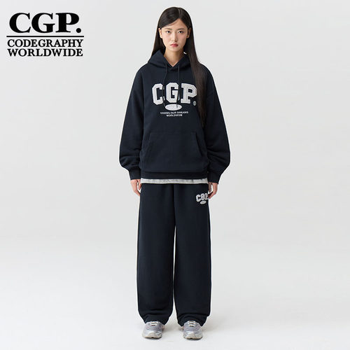 【TXT崔秀彬同款】CODEGRAPHY 24秋冬男女连帽衫卫衣卫裤