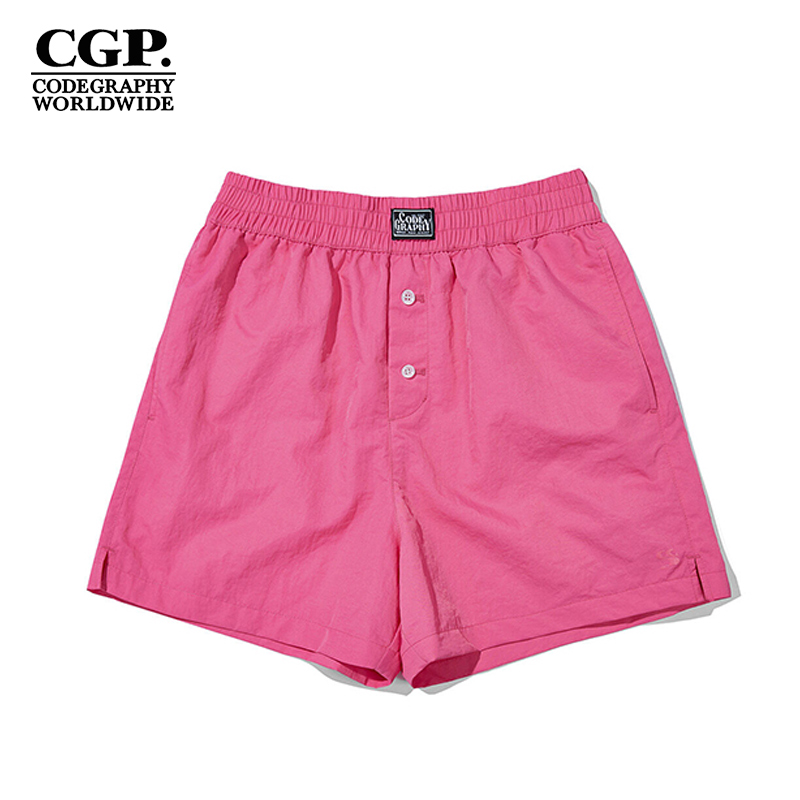 CODEGRAPHY韩国CGP春夏女款时尚百搭休闲短裤尼龙裤子CBDUWWT001