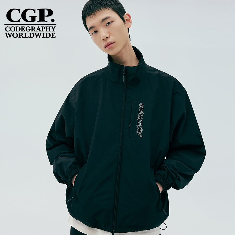 CODEGRAPHY韩国CGP25春季新款运动风短款夹克外套男女CBESUJP100