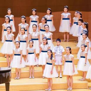儿童演出服中小学生毕业大合唱团女童合唱礼服男童诗歌朗诵表演服