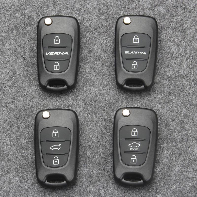 适用于现代钥匙壳IX30瑞纳起亚狮跑智跑汽车折叠遥控器钥匙外壳