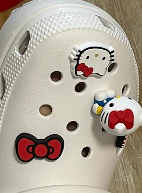 hellokitty鞋花crs配饰适