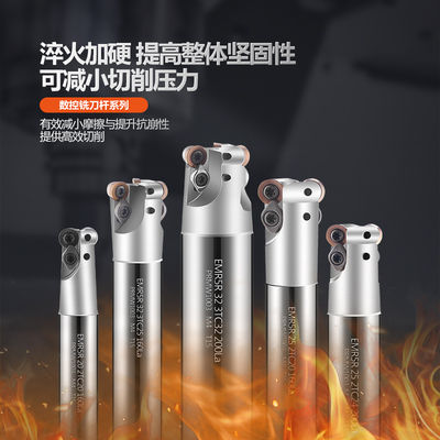 数控铣刀杆 R5圆鼻立铣刀TRS5R  21 25 30 32 35 40 RDMT10T3刀片