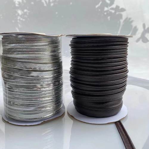 皮革滚边条服装箱包包边条牙子PU皮嵌条子母带绳多用途辅料