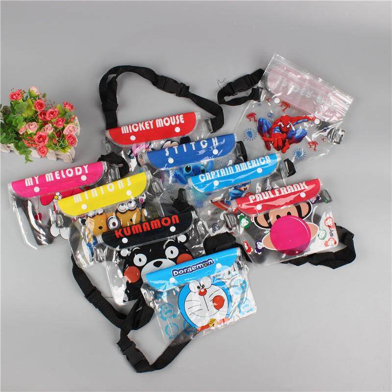 现货PVC手机防水袋 泼水节漂流沙滩手机防水腰包 运动腰包防水袋