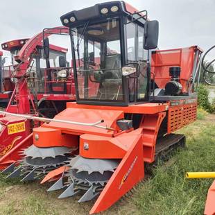 现车出售履带式 圆盘青储收割机玉米秸秆青储收割机履带牧草收割机