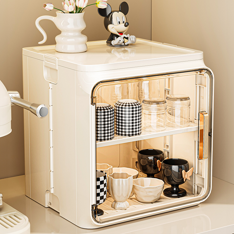 防尘杯架置物架杯子水杯茶杯架子茶具咖啡马克杯放杯子收纳盒