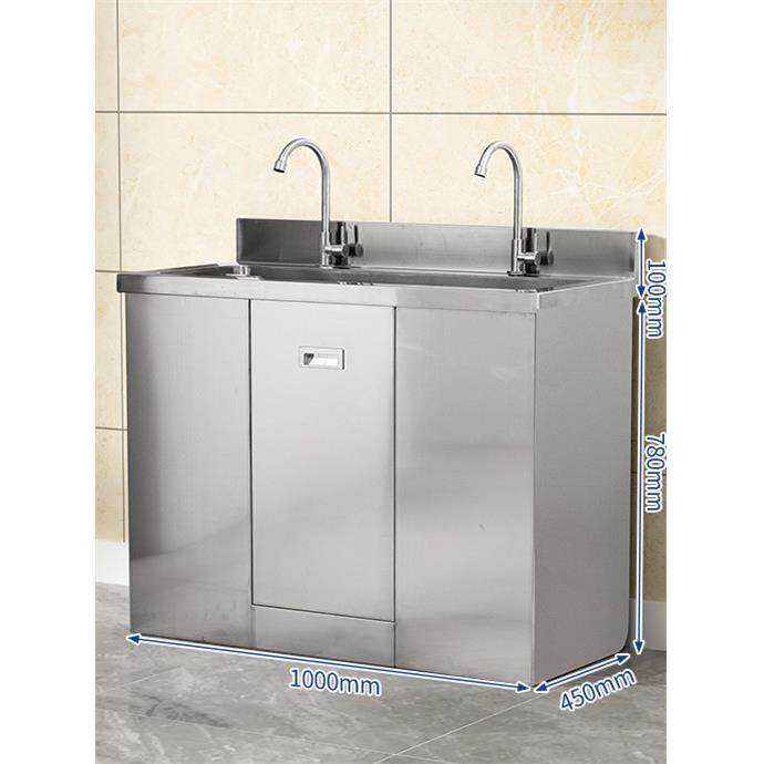 304不锈钢洗手池商用水槽医院实验室手术室感应脚踏水龙头,家装主材,水槽套餐,淘宝优惠券,粉丝福利购,淘宝优惠卷