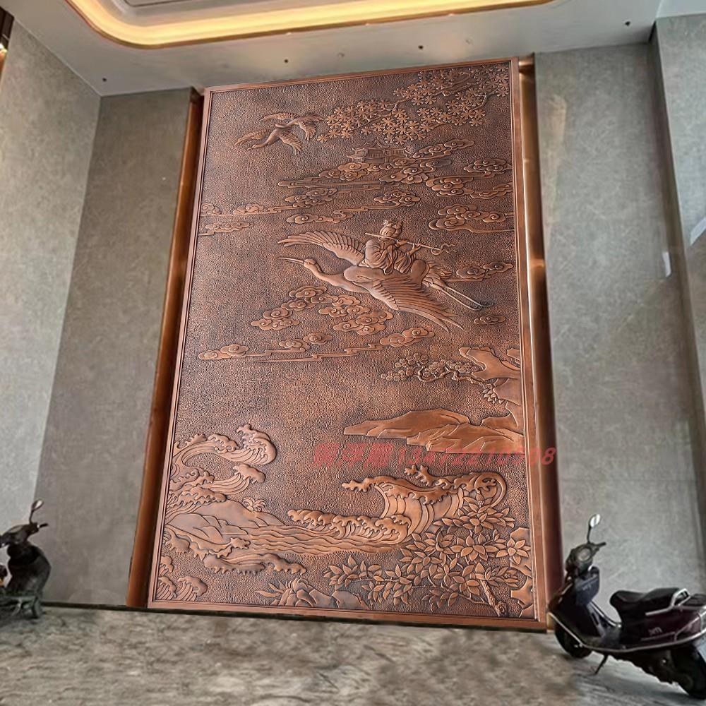 铜浮雕定制大型铜浮雕室内装饰铜壁画铜板画室外墙面铜浮雕墙厂家图片