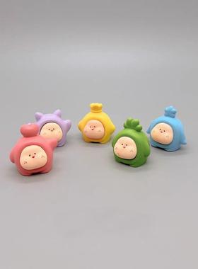 无聊瞭,摆几个嘟嘟脸儿治愈电脑桌面工位办公桌小摆件装饰品礼物