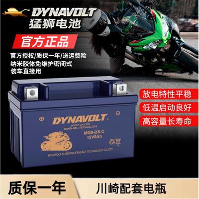 汤浅YTX9BS摩托车电瓶川崎Ninja400 Z400忍者Z250 J300原装蓄电池