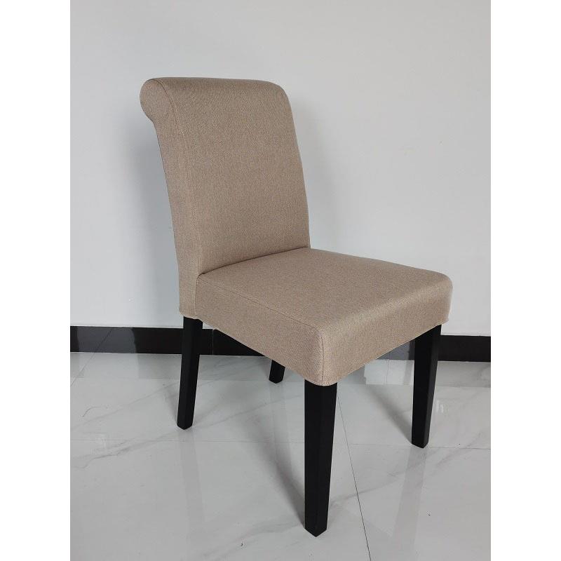 北欧餐椅家用书桌椅实木酒店卡座餐椅靠背坐垫软包可拆洗布套椅子