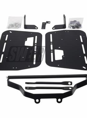 摩托车多功能通用18L/28L/35L侧箱支架快速释放铝合金侧箱行李箱