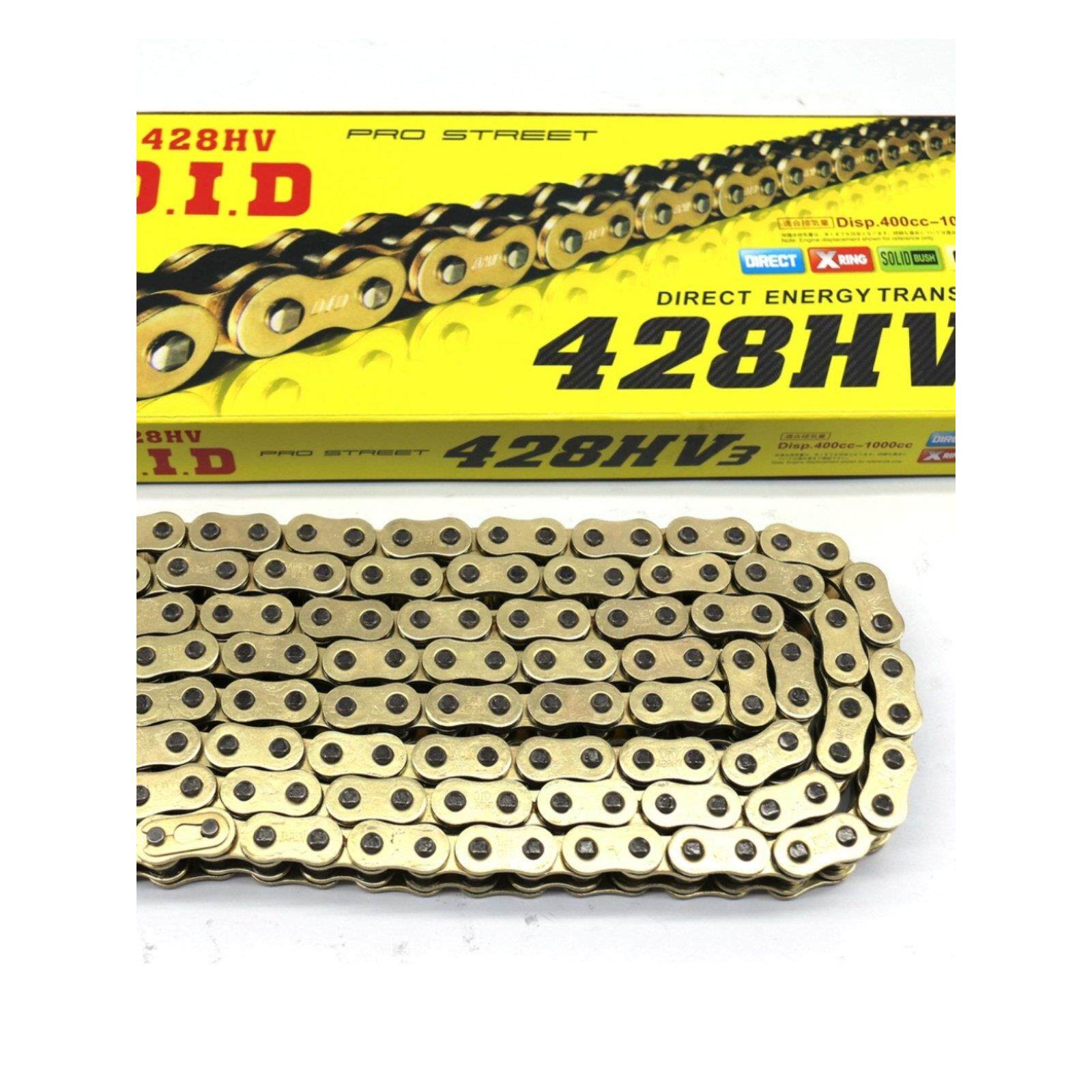 电动车摩托车改装加厚油封炼条DIDHV高质量出口炼条地平线炼条