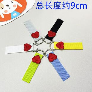 小型狗猫牵引绳连接扣挂扣环宠物衣服配件D扣钩子宠物侧耳扣