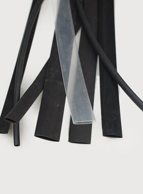 高品质热缩管 线材用黑色透明色有字无字热缩管 长度按米算