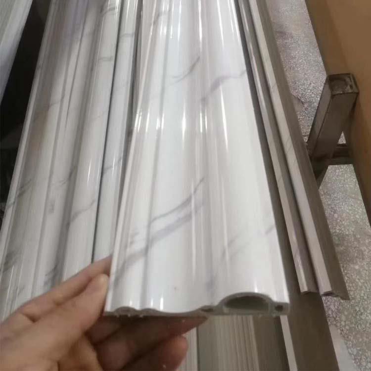 pvc装饰线条欧式 家用边框装饰线平线条酒店ktv装饰线条厂家6cm