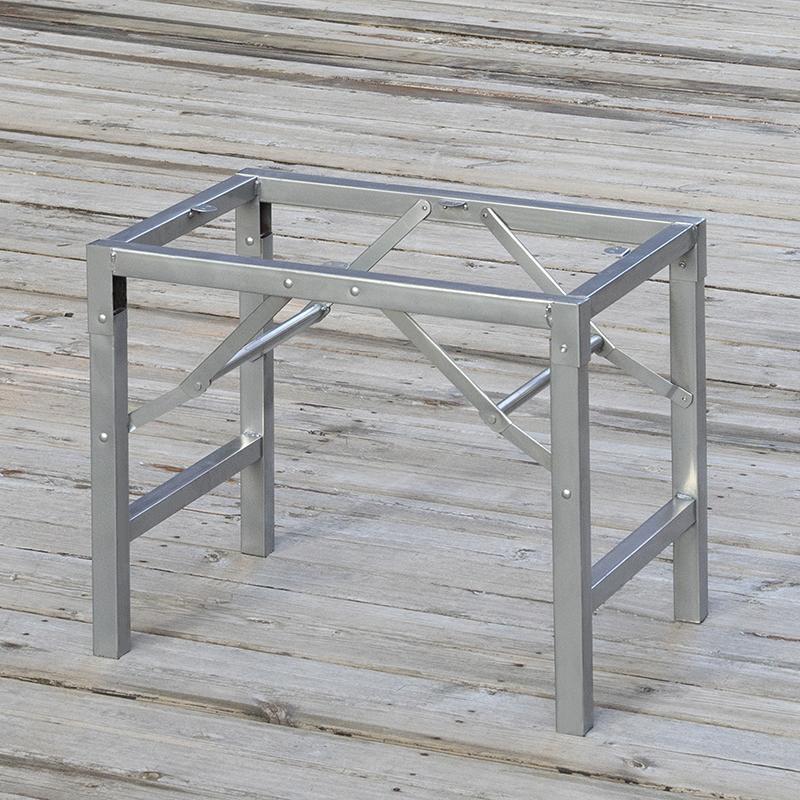 桌架子可折叠桌子腿 方形支架 桌腿 支架 折叠饭桌腿铁桌架餐台脚