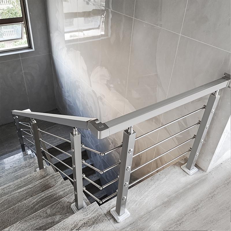 楼梯扶手护栏不锈钢栏杆自装简约农村自建房室内家用平台阳台立柱