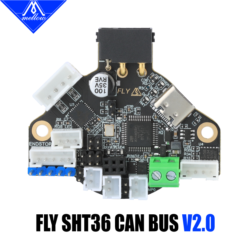 促销Y 新版3D打印机 Can SHT36 V2.0工具头板DIY KlIpper快接拓展
