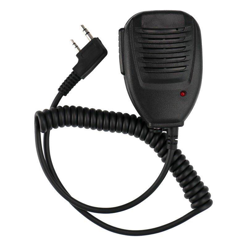 对讲机手咪粗卷线话咪肩咪宝锋灵通泉盛欧讯手持手台通用K头配件