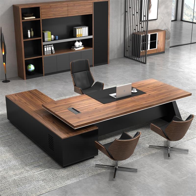 老板办公桌椅组合简约现代大气单人大班台总裁经理主管桌办公家具