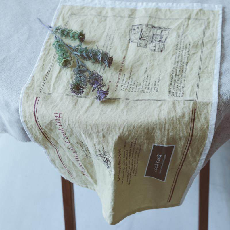 复古做旧英文字母印花棉麻西餐垫餐巾早餐面包摄影拍照背景摆拍布,居家布艺,餐垫,淘宝优惠券,粉丝福利购,淘宝优惠卷