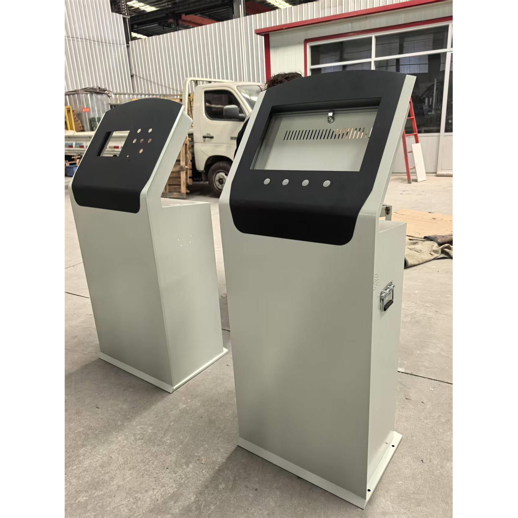 斜面配电箱落地查询机触摸屏控制箱PLC配电柜