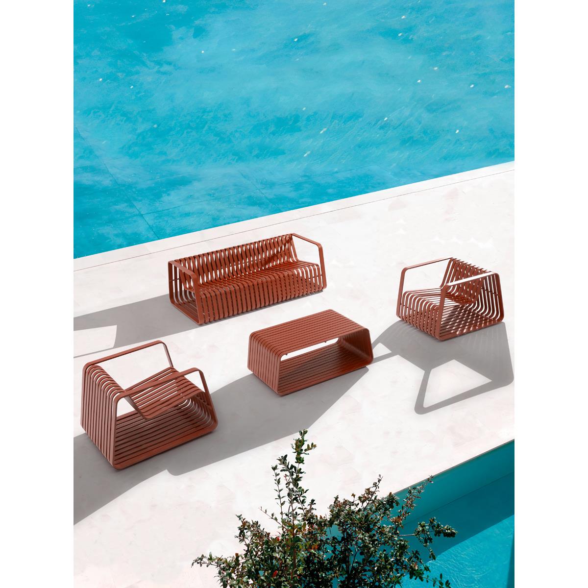 园林户外铝合金沙发茶几酒店别墅阳台庭院露天防雨晒休闲桌椅组合