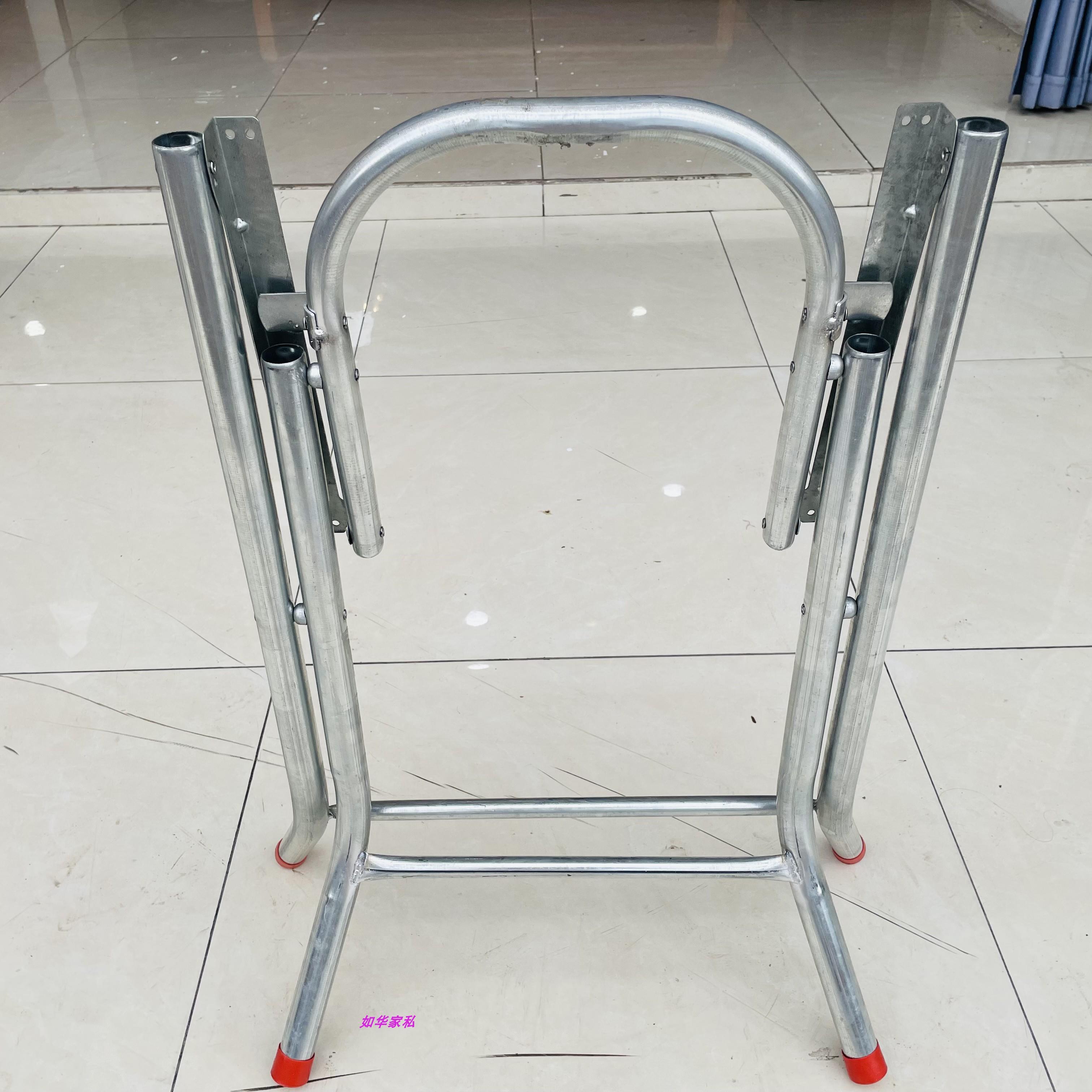 杉木桌架简易桌子脚架台餐桌架折叠台架折叠32加厚水管脚架厂直销