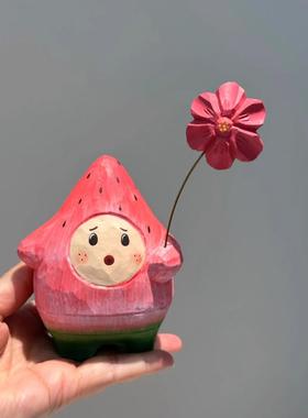 情绪稳定治愈小摆件桌面客厅玄关电视机柜装饰品家居好物创意可爱