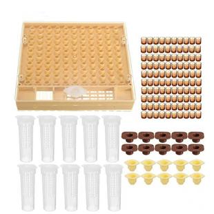 直销出口型蜂具15件套餐养蜂工具钢熏烟器巢框夹蜂刷羊皮手套 新款