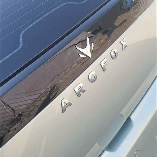 极狐汽车ARCFOX字母车尾标装饰贴
