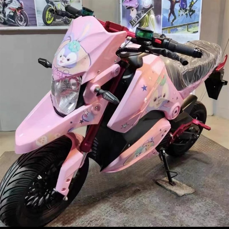 小猴子电动摩托车M5高速电摩72V大功率电动摩托车改装跑车代步车