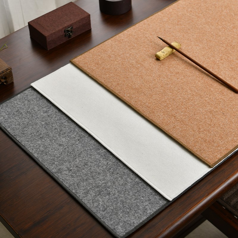 防滑毛毡垫书法书画羊毛毡毛笔书法垫布书画毡写毛笔字的毛毡桌垫